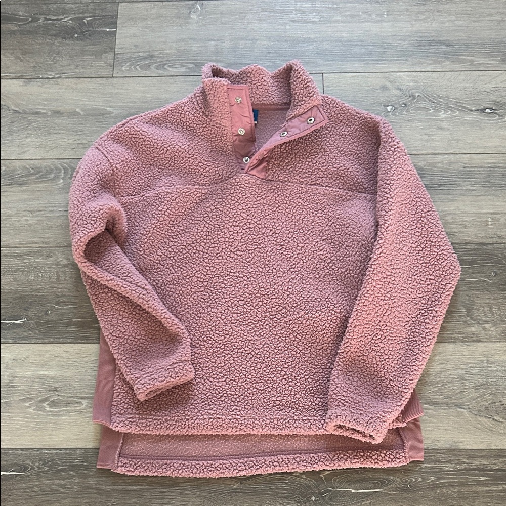 Cozy Pink Fleece Pullover